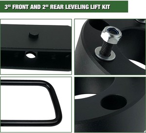 Kit de levage de mise à niveau avant 3 "et arrière 2" pour pièces de suspension Silverado 2WD 4WD/ Sierra 2007 2WD 2022-1500 - Product Image 5