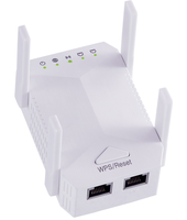 Répéteur WiFi double bande AC1200 1200 Mbps avec amplificateur de signal et deux ports LAN, configuration WPS facile, OEM