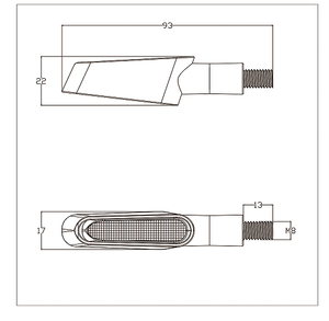 HOT Motorcycle LED <strong>Turn</strong> <strong>signal</strong> High Brightness Indicator Blinker Flasher Lamp E-marked Scooter <strong>Turn</strong> <strong>Signal</strong> Lamp LED - Product Image 3