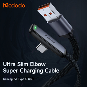 Mcdodo-<span class=keywords><strong>Cable</strong></span> <span class=keywords><strong>USB</strong></span> tipo C para Gaming, nuevo coderas 6A, QC4.0, 3,0, luz Led, <span class=keywords><strong>usb</strong></span>-c, carga rápida, 1,2 m, 1,8 M - Product Image 2
