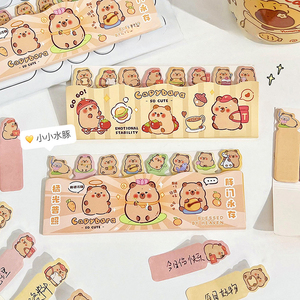 แผ่นจดบันทึกการ์ตูนน่ารักแผ่นจดบันทึกนักเรียนแผ่น120 - Product Image 3