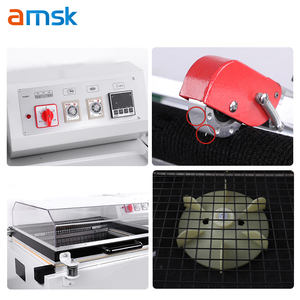 FM-5540 2อิน1เครื่องห่อฟิล์มพลาสติกกึ่งอัตโนมัติสำหรับกล่องบรรจุภัณฑ์เครื่องดื่มเครื่องปิดผนึกและตัดหนังสือ - Product Image 4