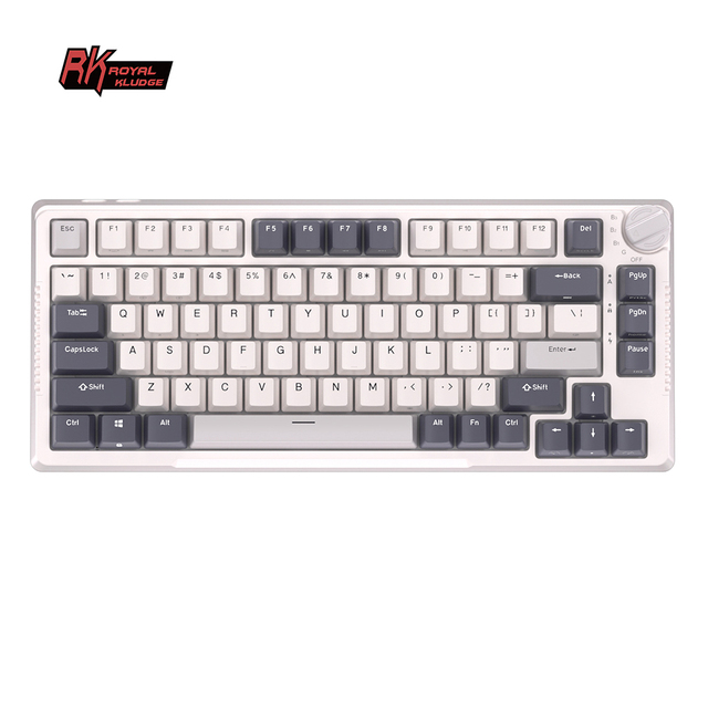 Royal Kludge RK H81 Newest Design Gasket Mount Mechanical Keyboard 81 Keys Hot Swappable RGB Wireless Gaming Russian Keyboard