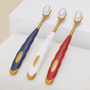 Brosse à dents pour adultes, poils souples, ensemble de 6 pièces, soin des gencives, nettoyage en profondeur, usage domestique - Product Image 4