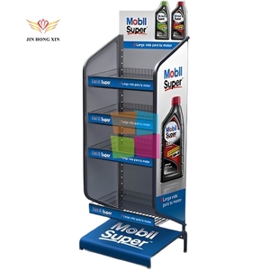 批发<span class=keywords><strong>3</strong></span>层粉末工具和机油存储展示架岛式框架超市货架的电线货架 - Product Image 4