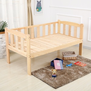 <span class=keywords><strong>Cama</strong></span> Individual de Madera Maciza para Niños con Barandilla de Seguridad, <span class=keywords><strong>Cama</strong></span> para Niños Pequeños con Extensión para Acoplar, <span class=keywords><strong>Cama</strong></span> para Bebés para Dormir Juntos, Logotipo Personalizado - Product Image 6