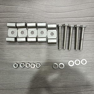 Clips de fixation modernes et durables en acier inoxydable pour grilles de sol/mur extérieures d'appartements, résistants à l'eau et à usage intensif - Product Image 4