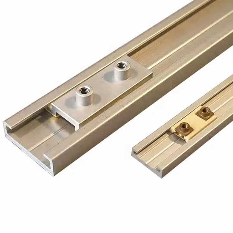 Replace IGUS aluminum linear plain bearing linear guide rail with plastic slide