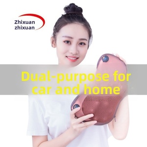 Multifunctional Waist Cervical Spine Neck Shoulder <b>Massager</b> Charging Powered Musical Function Full-Body Massage Pillow for Car - Product Image 3
