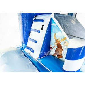 Castillo Inflable de Princesa <span class=keywords><strong>Frozen</strong></span> con Tobogán, de Grado Comercial, en PVC, para Niños, Alquiler para Fiestas, con Soplador - Product Image 6