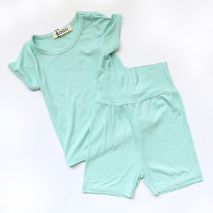 Pigiami in Viscosa <span class=keywords><strong>di</strong></span> Cotone Biologico per Bambini e Neonati, Set Estivo <span class=keywords><strong>di</strong></span> <span class=keywords><strong>2</strong></span> Pezzi, Abbigliamento <span class=keywords><strong>di</strong></span> Qualità per Ragazzi e Ragazze, Pigiami a Costine per Neonati - Product Image 5