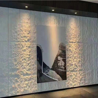 Panel de Pared de Poliuretano de Alta Densidad con Aspecto de Piedra, Aislamiento Acústico, para Entradas de Hotel y Diseño Costero