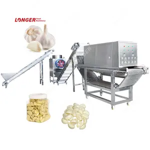 High Efficiency Commercial Automatic Pneumatic Pressure Dry Garlic Seed Peeling Bulb Garlic Separator Machinery