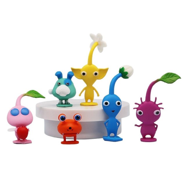 Wholesale Popular PVC Pik-mins Figure Hot Video Game Character Models Cartoon Plastic Ornament Collection Dolls Inspired Japan