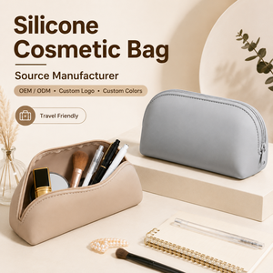 Sac de toilette et cosmétique en silicone personnalisable YMS pour le rangement dans la salle de bain, le maquillage et les voyages - Product Image 4