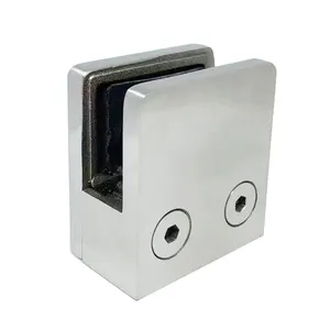 Condibe railing stainless steel wall mounted glass clamp