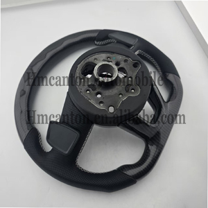 Volante Deportivo de Fibra de Carbono y Alcántara con LED para Audi A3 A4 A5 A6L A8 Q5 Q7 Q8 TT B9, Venta al Por Mayor - Product Image 5