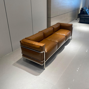 Tùy chỉnh nối mô-đun ghế <span class=keywords><strong>sofa</strong></span> da cho nhà sang trọng với khung không gỉ - Product Image 3