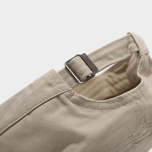 New Korean Solid Color Cotton <b>Flat</b> Top Baseball <b>Cap</b> <b>Men</b> Women Outdoor Casual Sports Camp Hat for <b>Men</b> - Product Image 6