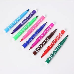 Student Art Drawing Painting Supplies Custom Children's Washable Mini Plastic <b>Watercolor</b> Marker <b>Pen</b> - Product Image 3