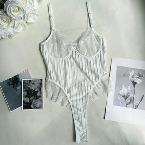 Nuevo Teddy Sexy Transparente Negro para Mujer, Estilo Encantador con Característica Transpirable, Ropa Interior, Lencería - Product Image 5