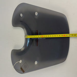 WANOU Pare-brise de moto Pare-brise Deep Space Noir Pare-vent <span class=keywords><strong>Piaggo</strong></span> <span class=keywords><strong>Zip</strong></span> - Product Image 3