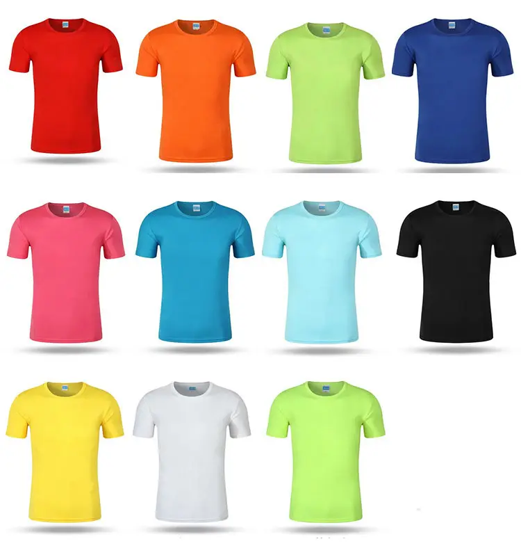 T-shirt a sublimazione ad asciugatura rapida personalizzate magliette sportive in bianco 100% T-shirt grafiche con stampa in poliestere