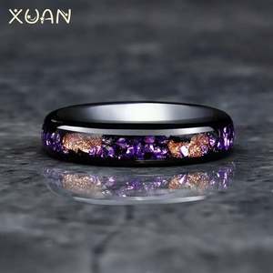 Кольцо с черным куполом, 6 мм, 8 мм - Product Image 4