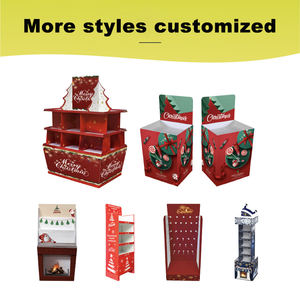 Рождественский подарок на заказ, стойка для витрины, картонная стойка для супермаркета - Product Image 6