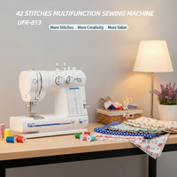 Máquina de Coser Electrónica UKICRA UFR-813 - Longitud de Puntada Ajustable, Mecanismo de Alimentación por Caída, Diseño de Bolsillo, Fácil de Usar para el Hogar