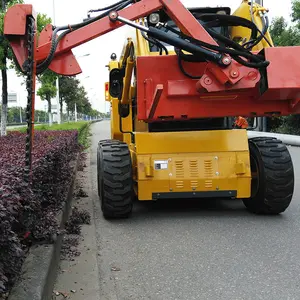 Mini Digger Excavator Hedge Trimmer Brush Cutter for Skid Steer Loader