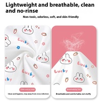 Couchettes pour dormeur simple 3 pièces ensemble de voyage literie d'hôtel jetable housse de couette draps de lit de couchage nus lits dessin animé Simple