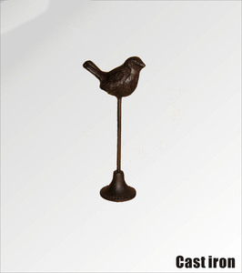 LEVERT LA1294 antik besi cor hitam tugas berat berdiri patung burung dekoratif burung merpati untuk kertas dekorasi jendela - Product Image 4