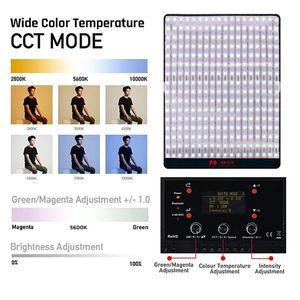 Luz Flexible Falcon Eyes RX-836 de 200W RGB 2800K-10000K con Efectos de Iluminación Integrados y Control por Aplicación para Grabación de Video y Cine - Product Image 2