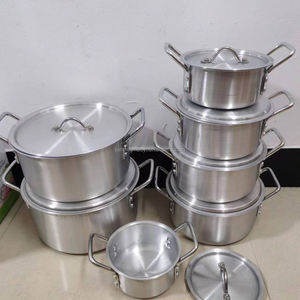 14CM 16CM 18CM 20CM 22CM 24CM 26CM 14PCS Dia Cast Aluminium Batterie de Cuisine Cuisson Aluminium Soupe Pot - Product Image 5