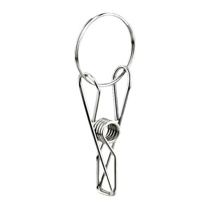 Stainless Steel Wire <b>Clips</b> Solid <b>Spring</b> Circle <b>Clips</b> For Clothes Hangers Pants Socks Underwear Organizer Accessory - Product Image 1