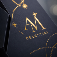 Coffret Cadeau de Parfum de Luxe Personnalisé en Forme de Cracker Céleste avec Ruban Pliable – Vente en Gros