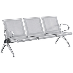 Silla de Espera de Acero Inoxidable Yijiahao, Silla de Línea para Aeropuerto, Hospital, Escuela, Estación, con Reposabrazos - Product Image 2