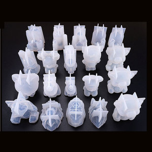 Moules en résine 3D pour animaux Homesun, moules de coulée en résine, grands moules en <span class=keywords><strong>silicone</strong></span> transparent pour licorne, ours, chat, lion, époxy, pour l'artisanat en résine DIY - Product Image 1