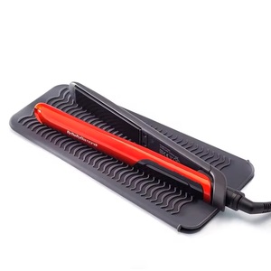 Classic Style Eco-Friendly <b>Large</b> Silicone Heat Resistant Travel <b>Mat</b> Pouch Hair Straightener Table Pad with High Durability - Product Image 2