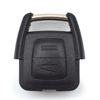 Coque de clé de voiture de remplacement pour télécommande sans support de pile