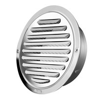 Capot d'évacuation en acier inoxydable 304, avec grille anti-insectes, pour conduit d'air frais