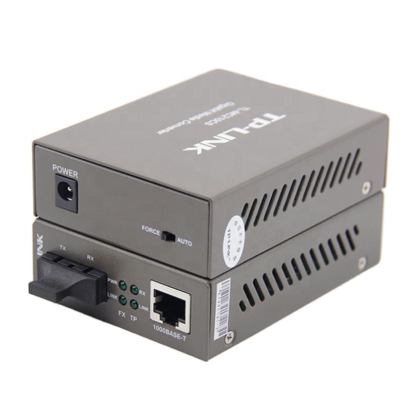 1pair TP-LINK TL-MC210CS 1000M SC 20km Singlemode fiber media converter · image 2
