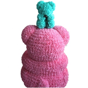 Ours en peluche géant en mousse pe de haute qualité, 70 cm, pour remise des diplômes de noël et la saint valentin, avec boîte-cadeau, nouveau, - Product Image 6