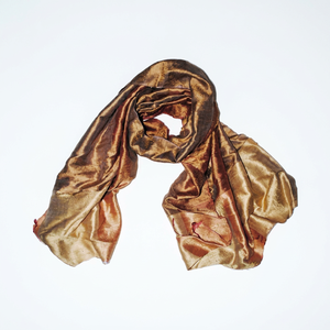 Elegant Long 100% Silk Scarf Solid Color Women Fashion Accessory All Seasons - Product Image 1
