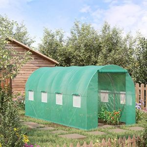 Serra a tunnel da giardino <span class=keywords><strong>per</strong></span> esterni, resistente, con finestre ventilate <span class=keywords><strong>per</strong></span> la coltivazione di piante - Product Image 2
