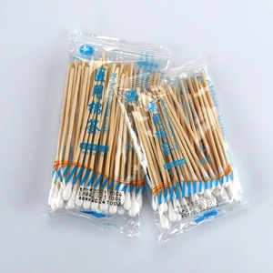 Hisopos de algodón desechables, suministros médicos, hisopos de algodón estériles absorbentes, desinfección de heridas, limpieza de bebés, esterilización - Product Image 2