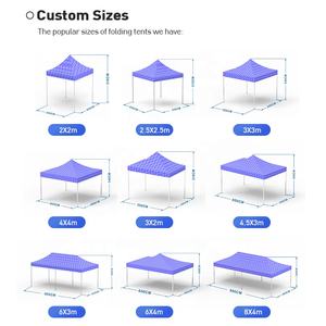 Stampa personalizzata Logo 5m Pop-up in alluminio tessuto Oxford impermeabile antivento promozionale mostra mostra mostra pubblicitaria <span class=keywords><strong>tenda</strong></span> - Product Image 6