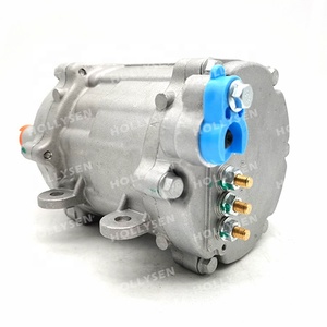 New phổ 12V 24V điện DC máy nén cho xe & Xe Tải Điều hòa không khí hệ thống R134a tự động điện AC máy nén - Product Image 1