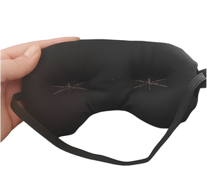 Masque de sommeil aux herbes naturelles pour les yeux secs, thérapie au chaud et au froid micro-ondable, blocage de la lumière à 100%, soulagement hypoallergénique réutilisable pour les yeux - Product Image 4